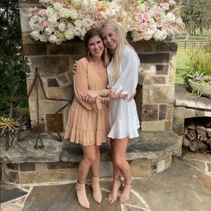 White mini dress. Size small. Worn once